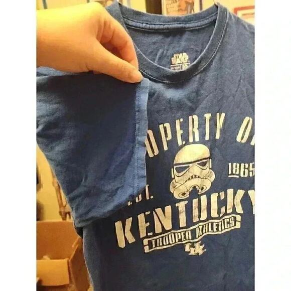 Star Wars x University Of Kentucky Trooper Athletics Blue Medium Tshirt CR4 - Picture 5 of 5